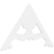 Ekena Millwork Pitch Cornelia Architectural Grade PVC Gable Pediment, 72"W x 42"H x 1"P (14/12) GPP072X042X100CRN - alternate 1